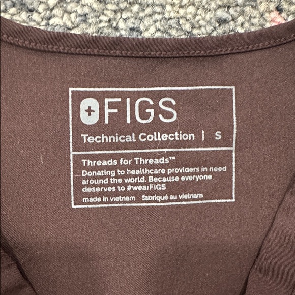 Figs Women’s Espresso Catarina - One-Pocket Scrub Top™ - Small - Picture 4 of 5